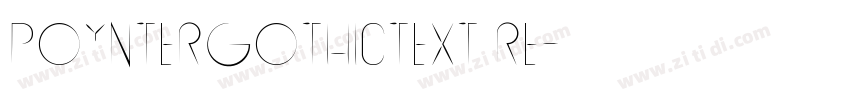 PoynterGothicText Re字体转换